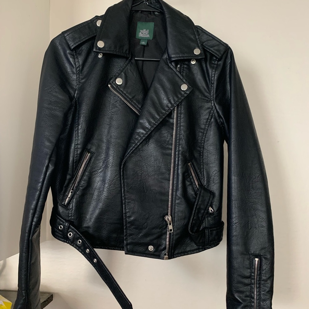 Wild Fable Black Leather Jacket